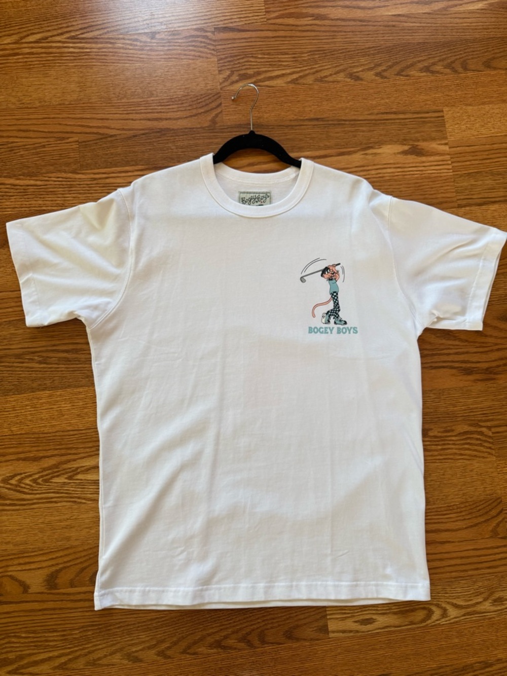 Bogey boys Birdie now triple later Pink panther golf t-shirt NWOT